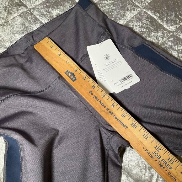 Athleta Women's Ultimate Stash Pocket 7/8 Tight Leggings Size M Gray & Navy NWT - Picture 2 of 9